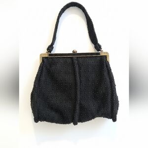 1960s Lumured Petite Bead Vintage Purse made In The USA